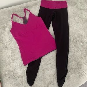 Elisabetta Rogiani workout top and bottom